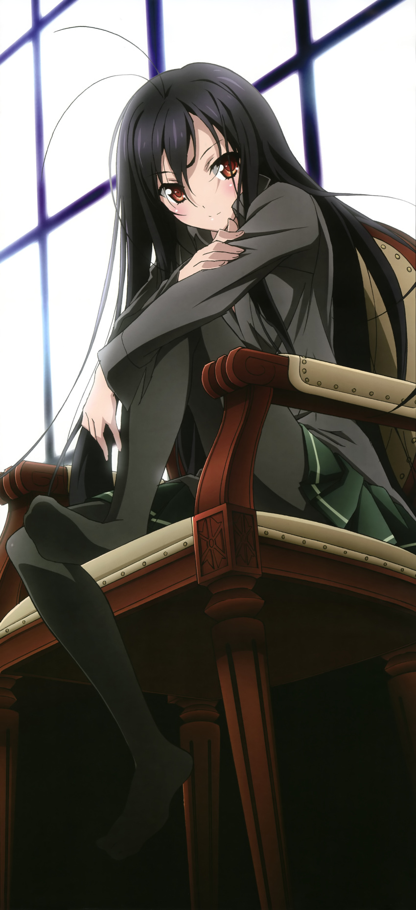 absurdres, accel_world, antenna_hair, black_hair, blush, feet, highres, kuroyukihime