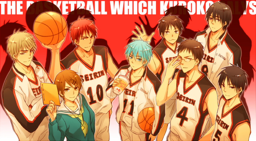 aida_riko, ck, hyuuga_junpei, izuki_shun, kagami_taiga, kiyoshi_teppei, koganei_shinji, kuroko_no_basket