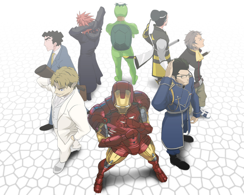 axel, baccano!, crayon_shin-chan, crossover, eureka_seven, eureka_seven_(series), fujiwara_keiji, fullmetal_alchemist