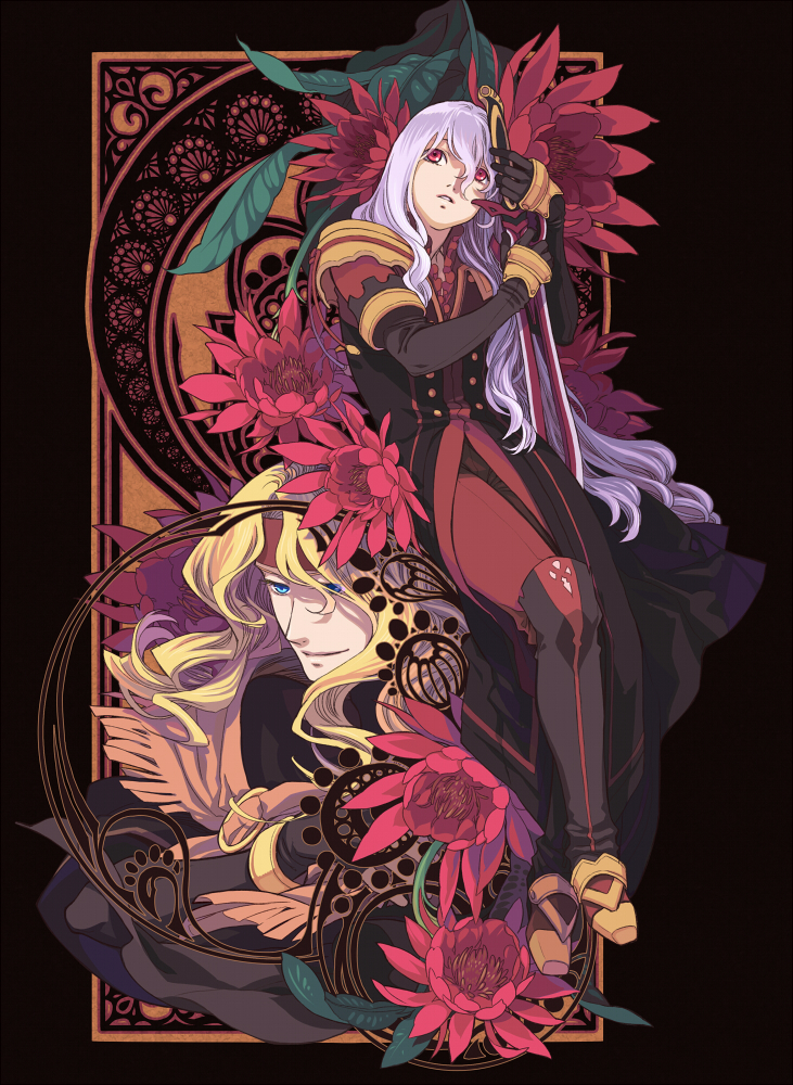 albino, androgynous, blonde_hair, blue_eyes, boots, coat, dhaos, duke_pantarei