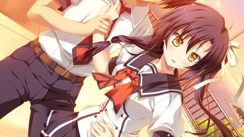 game_cg, mizuki_runa, purple_software, shiawase_kazokubu, yuuki_makoto