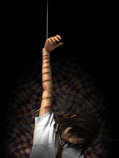 asian, brown_hair, closed_eyes, realistic, schoolgirl, necktie, yoshitaka_kawakami