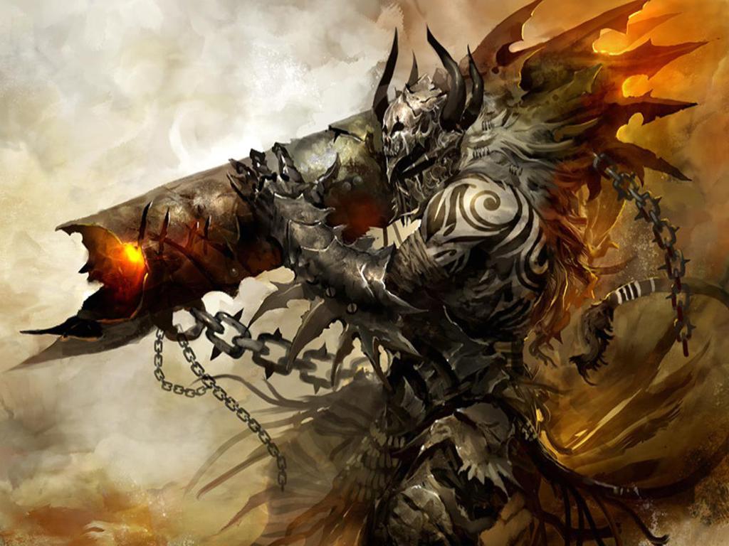 berserker, charr, concept_art, guild_wars_2, kekai_kotaki, orc, tagme