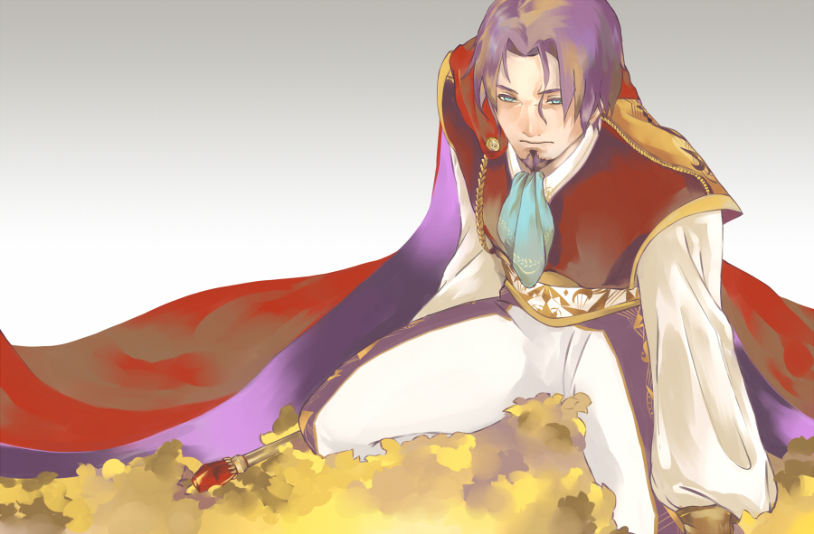 blue_eyes, brown_hair, cape, dmuyaa, facial_hair, fate/zero, fate_(series), formal