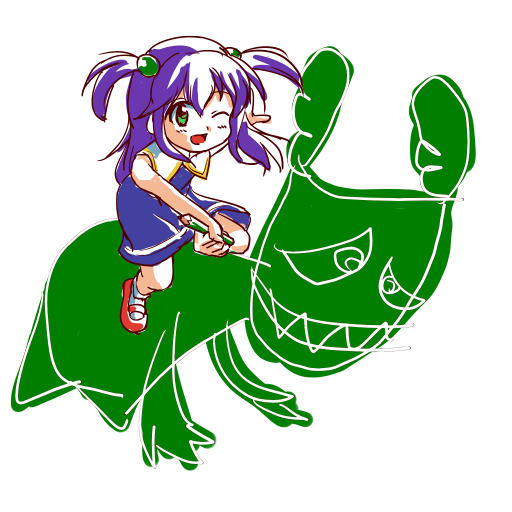 arcana_heart, arcana_heart_3, blue_eyes, draw, eko, green_eyes, kaz