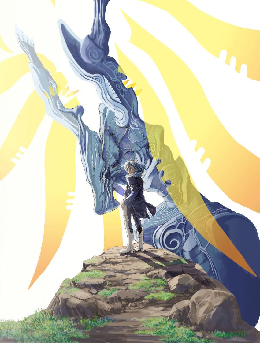 alvis, beco, boots, coat, dragon, fur_trim, head_wings, highres