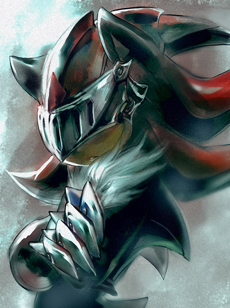 1boy, animal_ears, anthro, armor, black_fur, black_hair, furry, helmet
