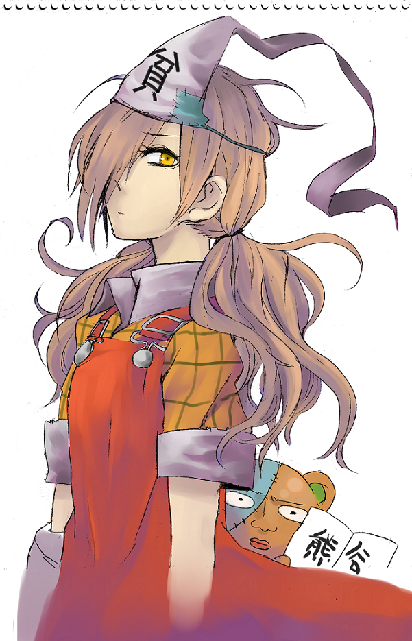 binbougami_ga!, blonde_hair, cast, dress, flat_chest, hair_over_one_eye, kumagai, long_hair