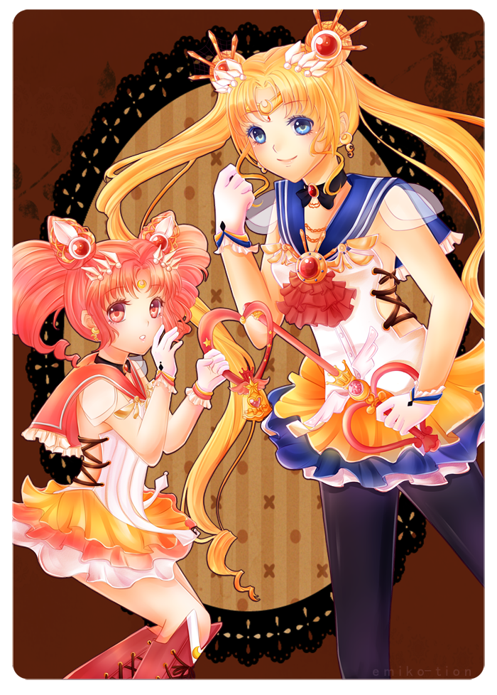 adapted_costume, artist_name, bishoujo_senshi_sailor_moon, black_legwear, blonde_hair, blue_eyes, boots, chibi_usa