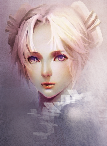 face, forehead, hair_ornament, ihet, lips, lowres, original, pale_color