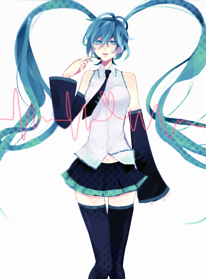 aqua_eyes, aqua_hair, bad_id, detached_sleeves, gui, hatsune_miku, headset, long_hair