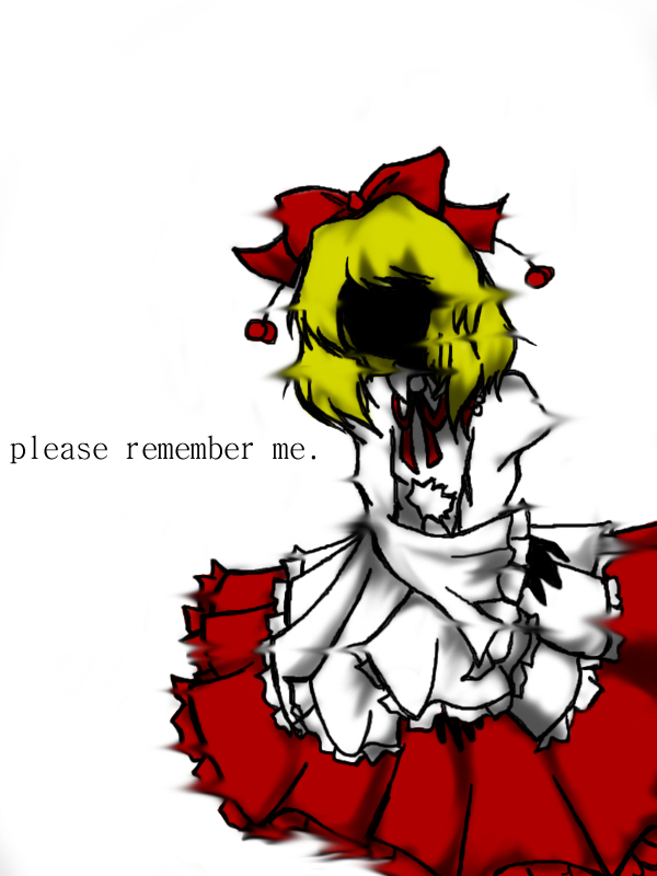 blonde_hair, faceless, ribbon, satsuki_rin, touhou