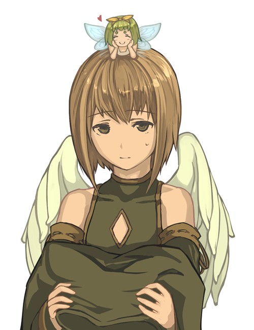 cute_fairy_(elona), elona, fairy, god, hat, kumiromi_of_harvest, rueken, short_hair