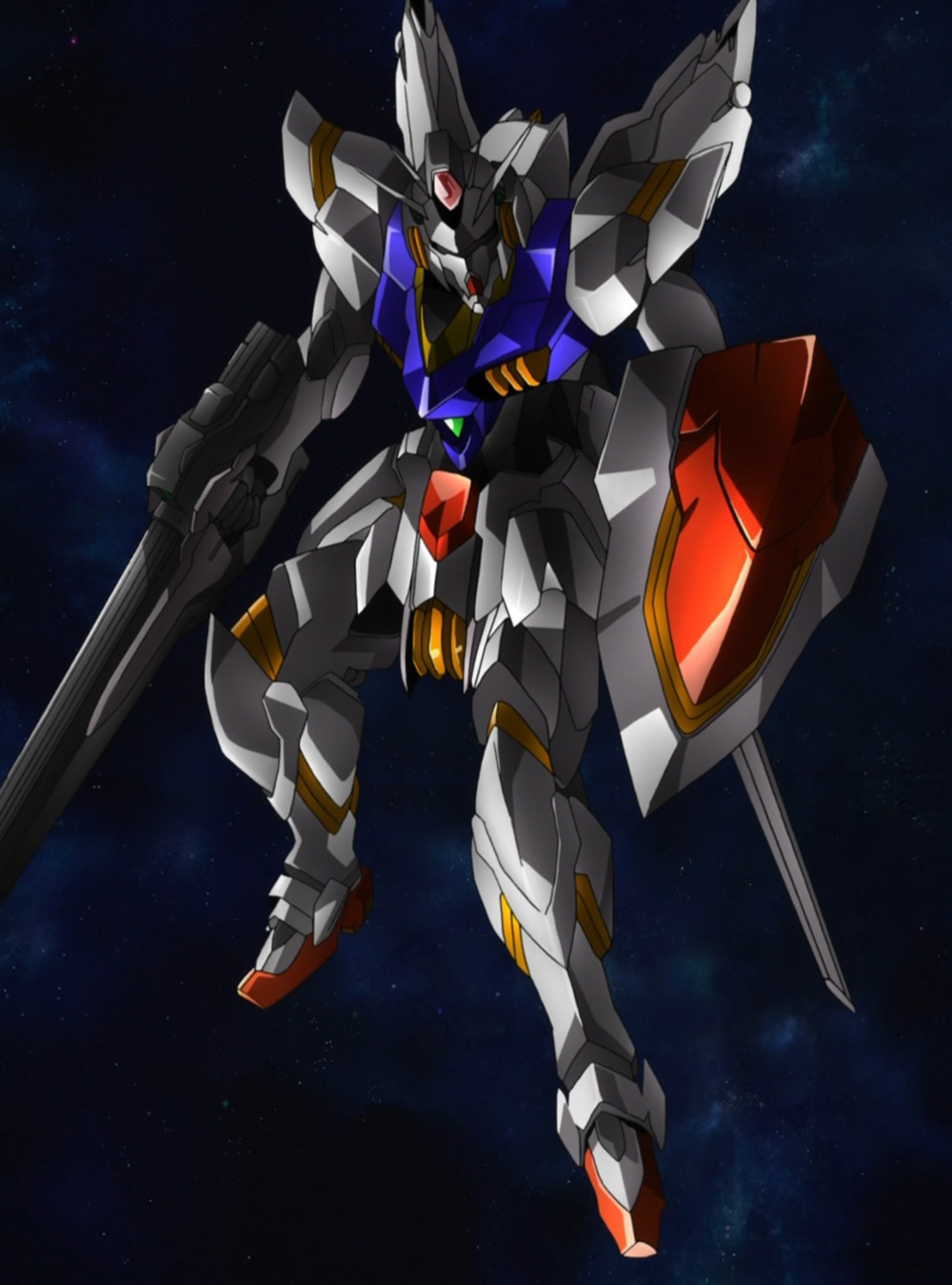 beam_rifle, gundam, gundam_age, gundam_legilis, highres, mecha, no_humans, rifle