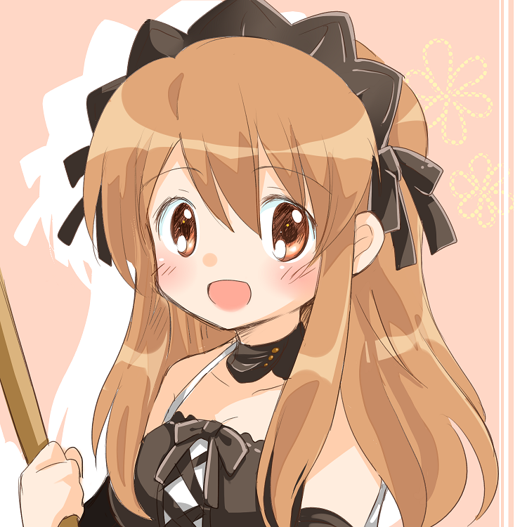 brown_eyes, brown_hair, long_hair, maid, maid_headdress, mochizuki_yomogi, suzumiya_haruhi_no_yuuutsu