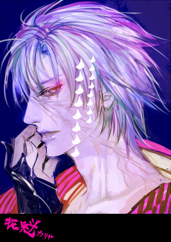 fate/zero, fate_(series), kanzashi, lips, male, matou_kariya, profile, realistic