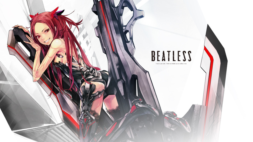 beatless, kouka, mecha, mechagirl, red_eyes, red_hair, redhead, redjuice