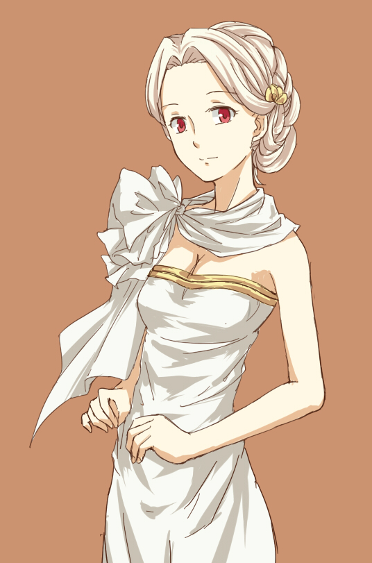 alternate_hairstyle, dress, fate/zero, fate_(series), hair_bun, hair_up, irisviel_von_einzbern, leikangmin