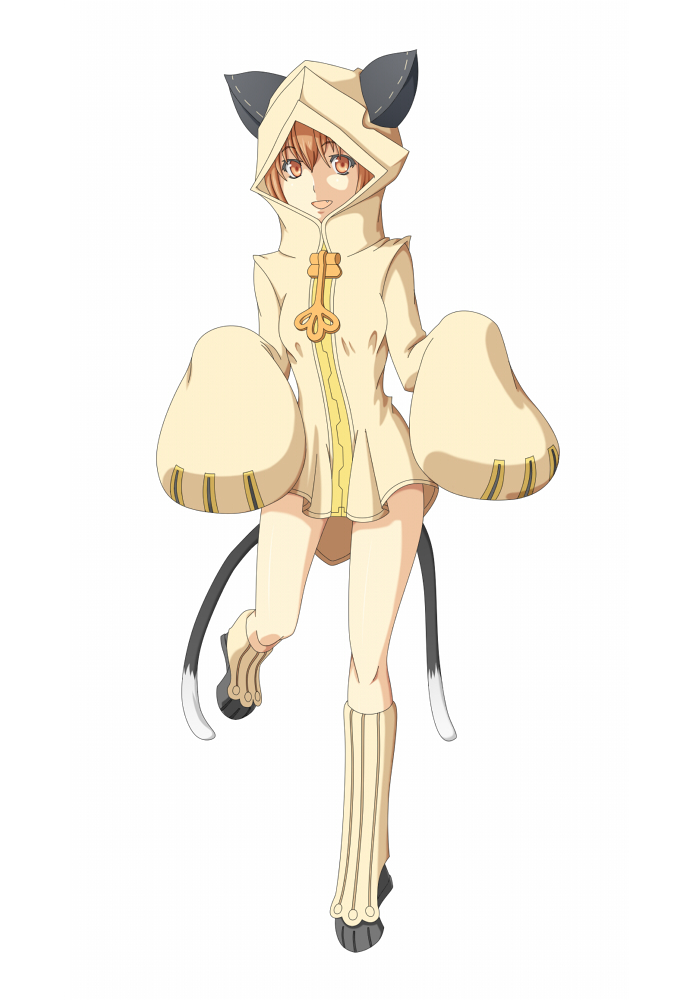 blazblue, brown_eyes, brown_hair, cat_ears, cat_paws, chen, heel-less_shoes, hoodie