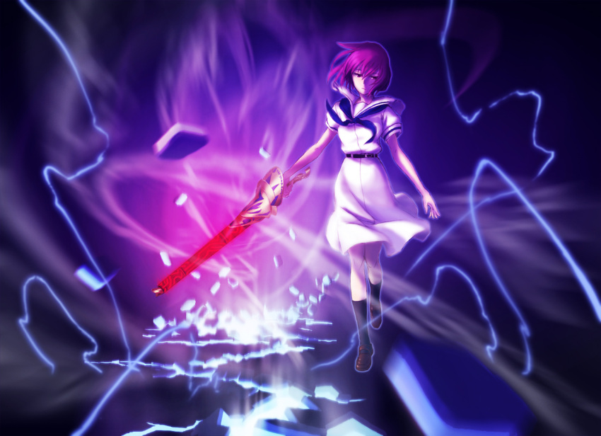 crossover, dnlin, ea_(fate/stay_night), fate/zero, fate_(series), highres, lightning, mahjong_tiles