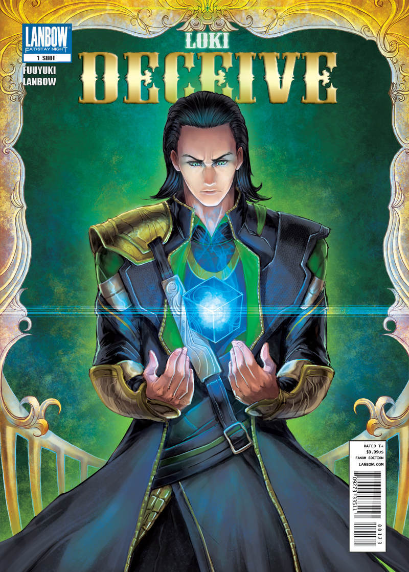 avengers, barcode, black_hair, cover, engrish, fake_cover, green_eyes, lanbow2000