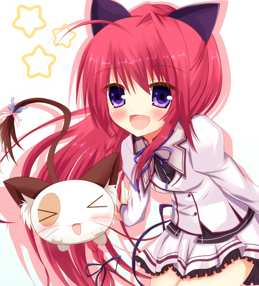 >_<, :d, again8120, animal_ears, artist_request, blush, cat, cat_ears