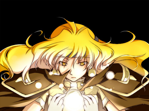 energy_ball, glowing, headband, lina_inverse, lord_of_nightmares, lowres, pauldrons, slayers