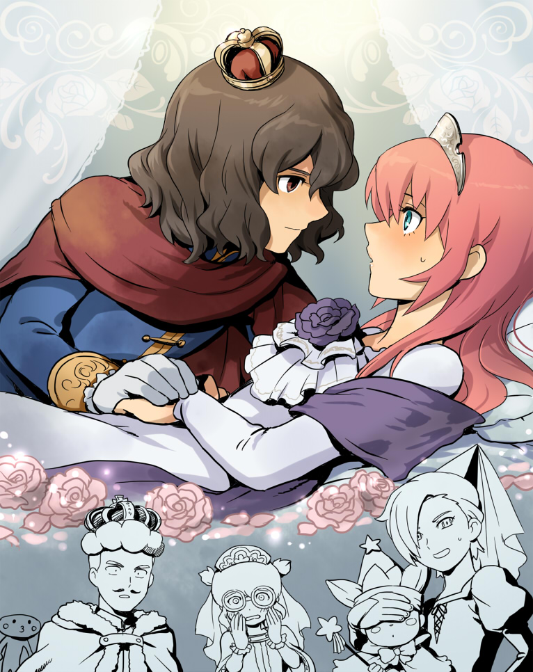 cosplay, crossdressinging, hamano_kaiji, hayami_tsurumasa, inazuma_eleven, inazuma_eleven_(series), inazuma_eleven_go, kirino_ranmaru, male, minamisawa_atsushi, mizuhara_aki, multiple_boys, nishizono_shinsuke, sangoku_taichi, shindou_takuto, sleeping_beauty, trap