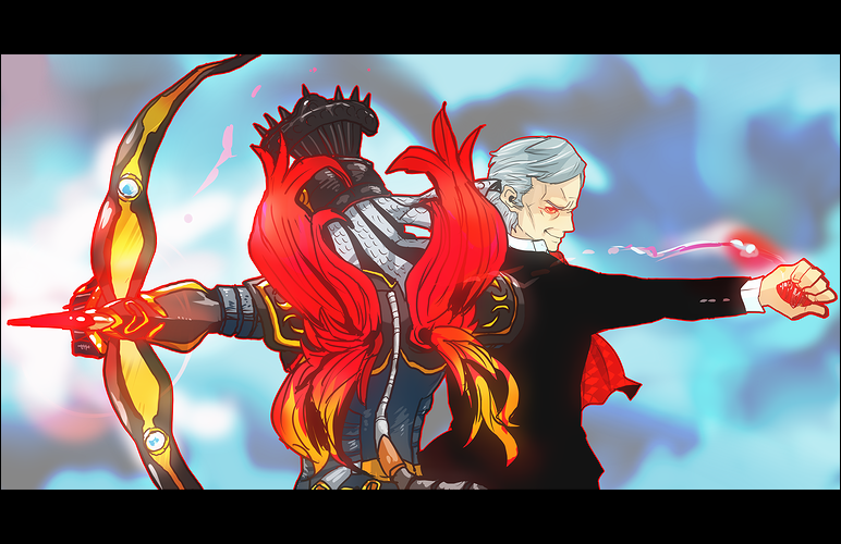amdro, armor, astro_switch, bow_(weapon), crossbow, dual_persona, evil, gamou_mitsuaki