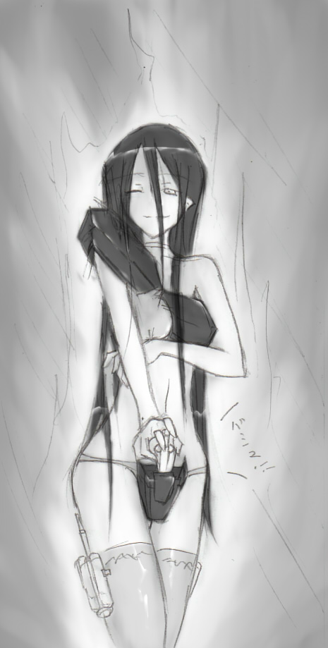 armored_core, armored_core:_for_answer, bismuth_(armored_core), girl, missile, monochrome, novemdecuple