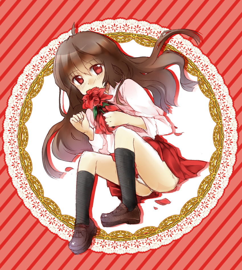 eve_(ib), flower, highres, ib, ib_(ib), kirame_kirai, long_hair, panties