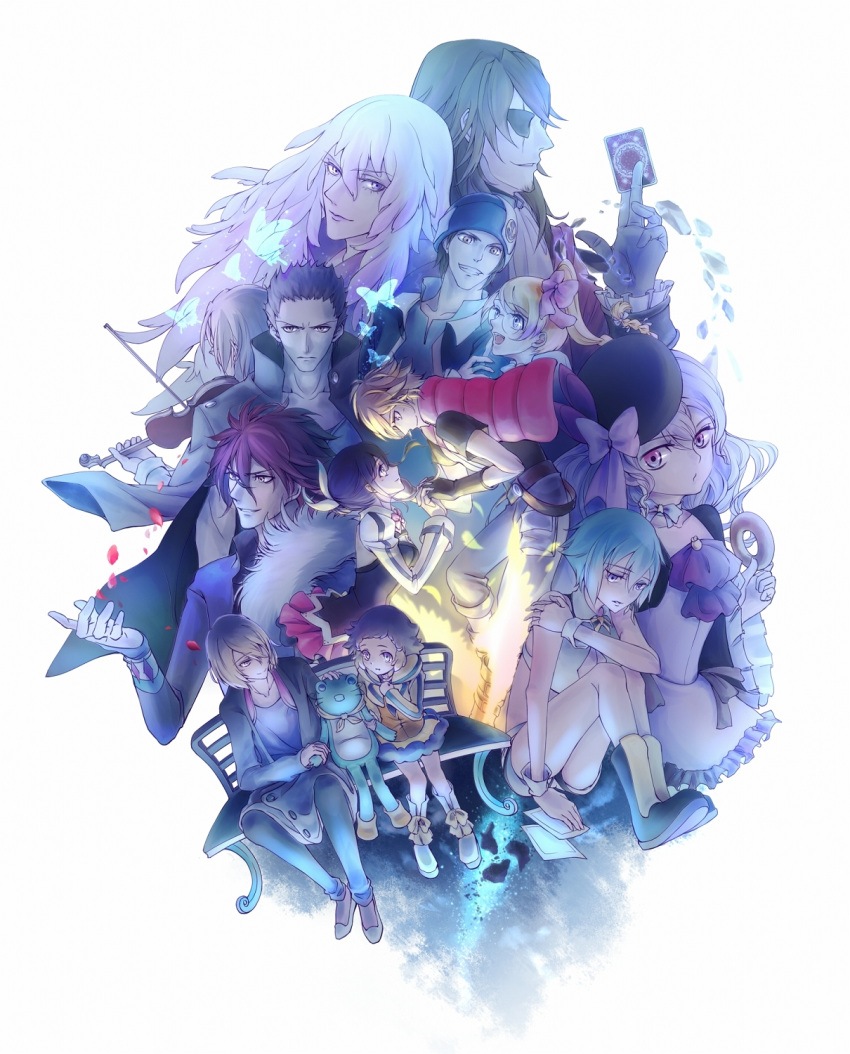 andy_w_hall, aquarion_(series), aquarion_evol, bow, butterfly, card, cayenne_suzushiro, crea_dorosera