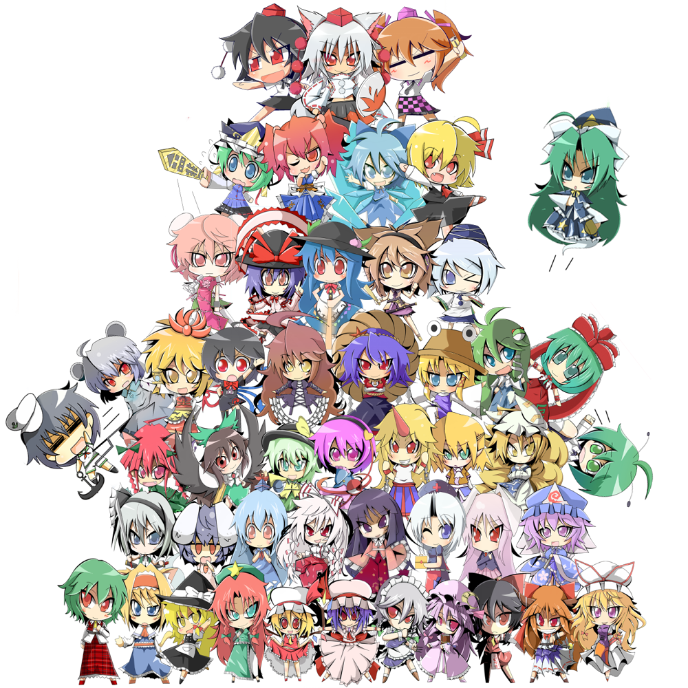 ahoge, alice_margatroid, alternate_eye_color, anchor, animal_ears, antennae, apron, aqua_eyes