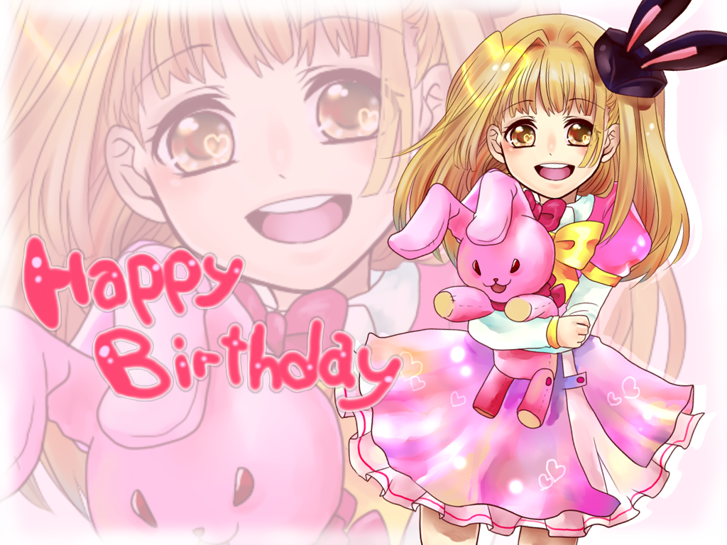 1girl, akb0048, animal_ears, blonde_hair, blush, bunny, bunny_ears, doll