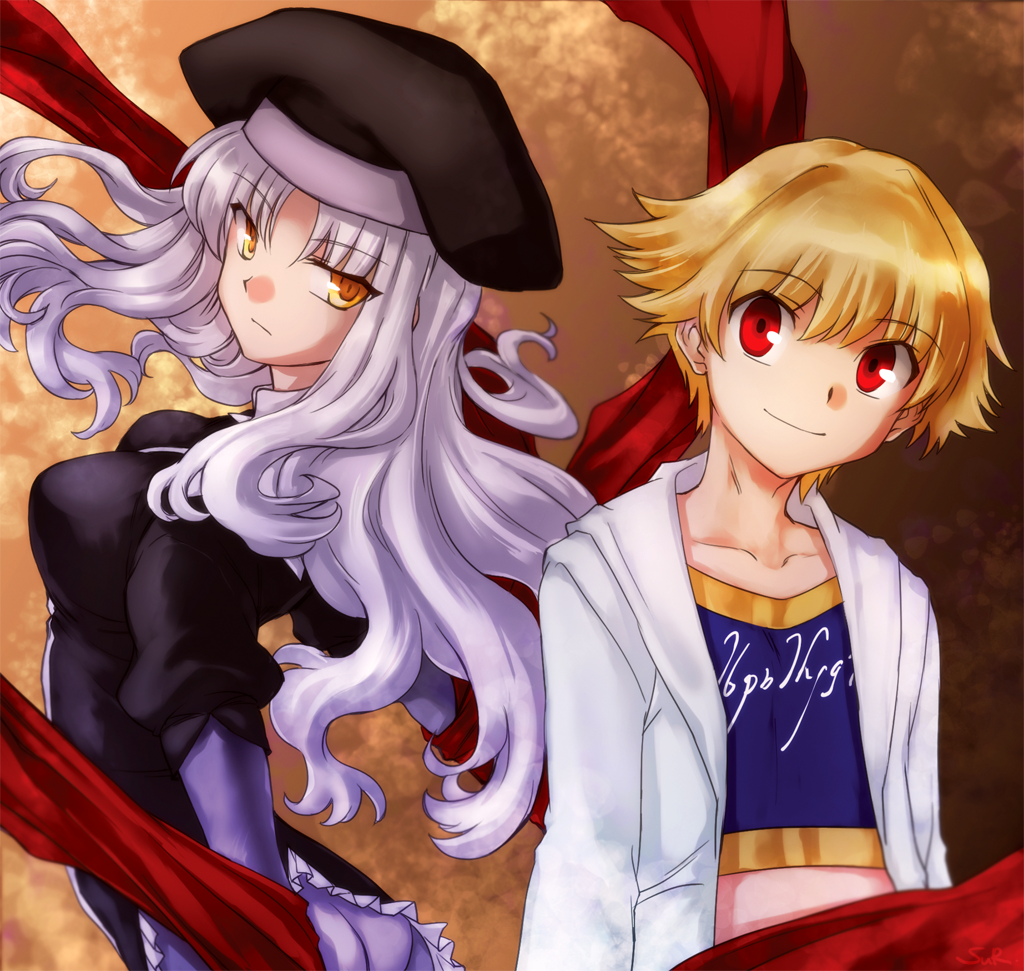 1girl, blonde_hair, caren_hortensia, caren_ortensia, child, child_gilgamesh, cloth, fate/hollow_ataraxia
