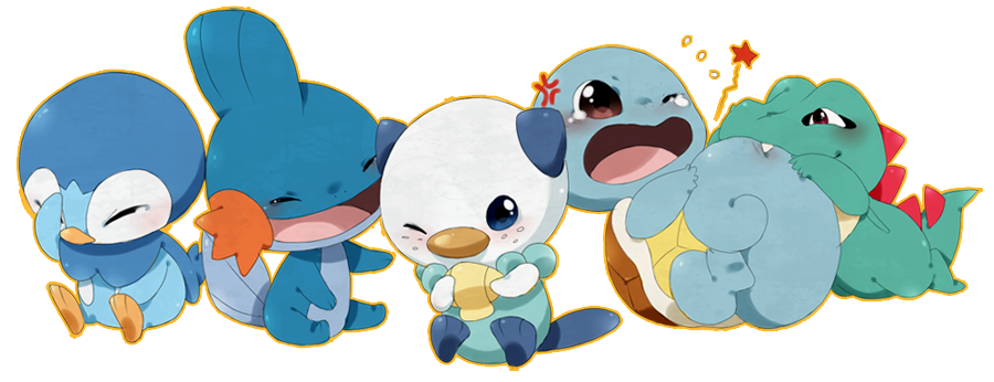 anger_vein, biting, blush, creature, crying, fangs, mudkip, no_humans