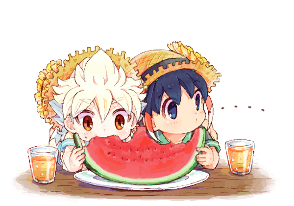 eating, food, fruit, hakuryuu_(inazuma_eleven), inazuma_eleven, inazuma_eleven_(series), inazuma_eleven_go, male