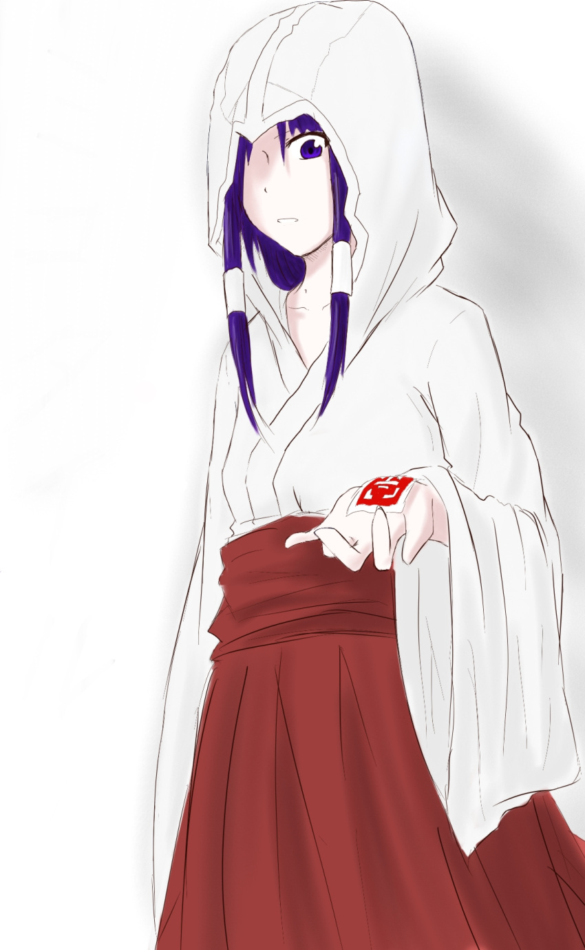 altair_ibn_la-ahad, assassin's_creed, hakurei_reimu, hakurei_reimu_(pc-98), hood, japanese_clothes, miko, parody, touhou, touhou_(pc-98)