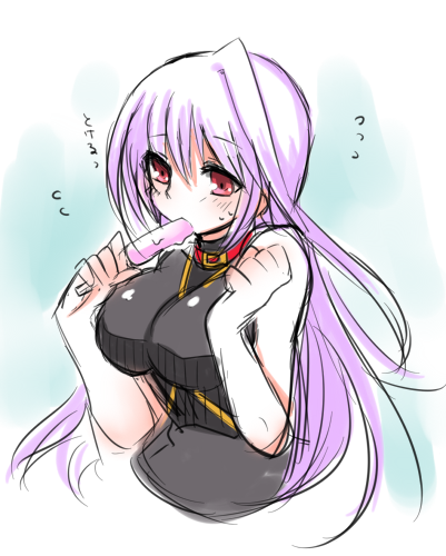 bare_shoulders, breasts, large_breasts, long_hair, lowres, lyrical_nanoha, mahou_shoujo_lyrical_nanoha, mahou_shoujo_lyrical_nanoha_a's