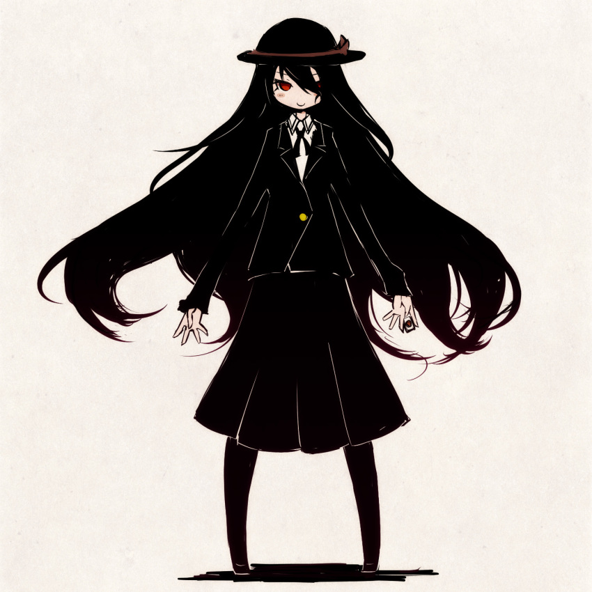 anetai_toyone, blazer, blush, blush_stickers, hat, highres, long_hair, mahjong