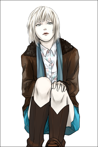 bear9245, blonde_hair, boots, jacket, let_the_right_one_in, long_hair, oskar_(let_the_right_one_in), scarf, trap