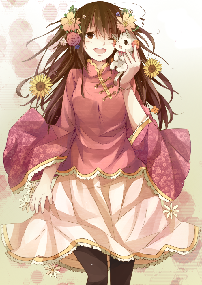 ahoge, animal, axis_powers_hetalia, birthday, black_eyes, black_legwear, blush, bowtie