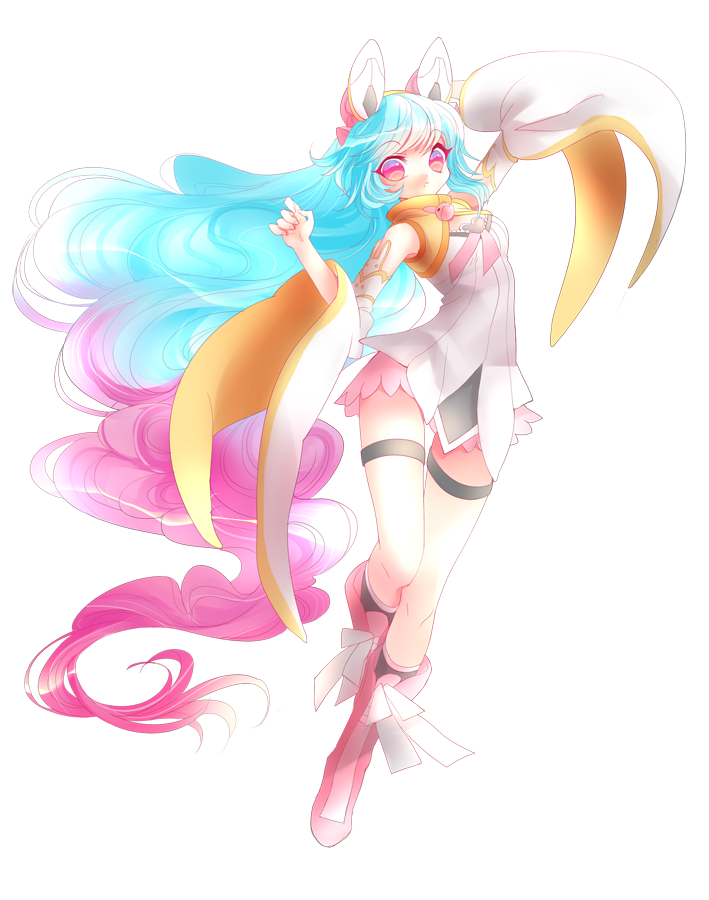 bunny_ears, gaia_online, headphones, heart, long_hair, melodeiia, original, pink