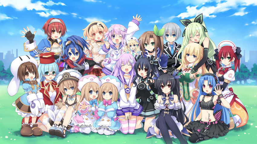 5pb_(hyperdimension_neptunia), blanc, cave, compa, falcom_(hyperdimension_neptunia_mk2), game_cg, gust_(neptune_series), hakozaki_chika, historie, hyperdimension_neptunia_mk2, if_(choujigen_game_neptune), jinguuji_kei, nepgear, neptune_(choujigen_game_neptune), nisa, nishizawa_mina, noire, ram_(neptune_series), rom_(neptune_series), tsunako, vert, yuni_(hyperdimension_neptunia_mk2)