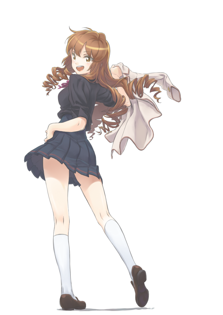 archellaura, bad_id, brown_eyes, brown_hair, curly_hair, long_hair, original, school_uniform
