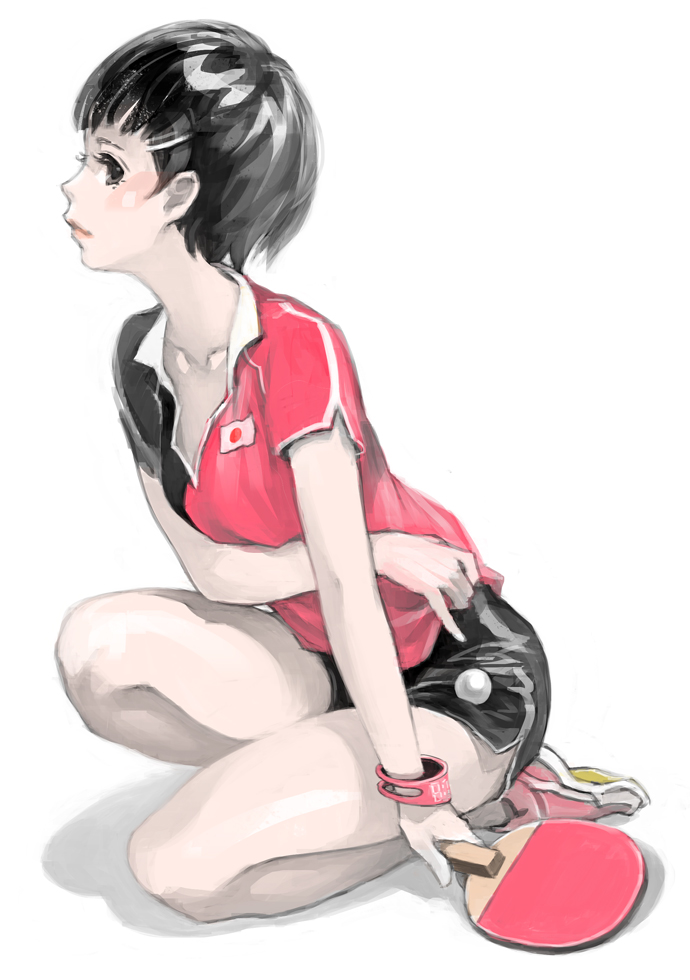 2012_summer_olympics, bad_id, ball, black_eyes, black_hair, copyright_request, hair_ornament, hairclip