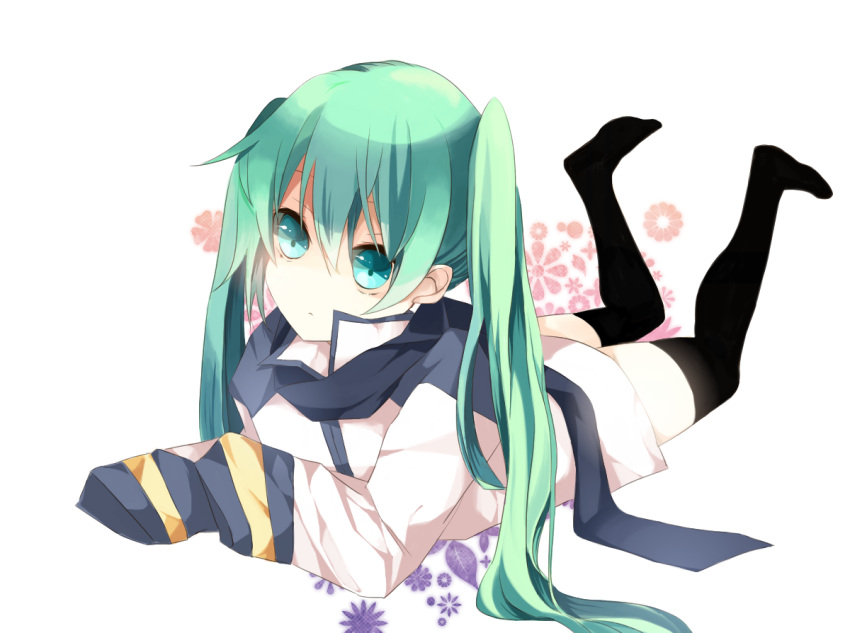 aqua_eyes, aqua_hair, bad_id, black_legwear, cosplay, hatsune_miku, kaito, kaito_(cosplay)