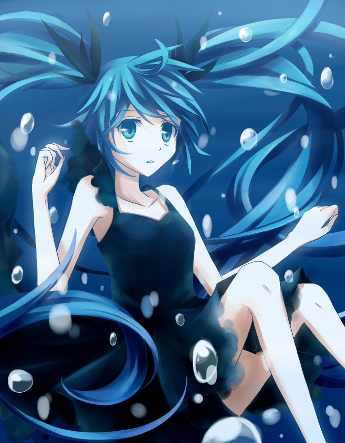 aqua_eyes, aqua_hair, hatsune_miku, long_hair, shinkai_shoujo_(vocaloid), solo, twintails, very_long_hair, vocaloid, wing_yin_sin