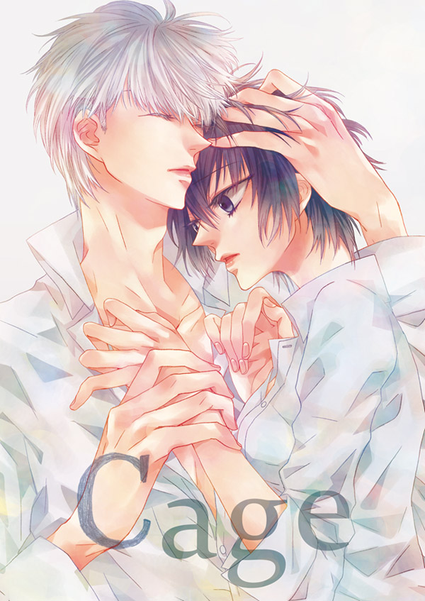 1girl, androgynous, blue_eyes, blue_hair, breasts, closed_eyes, couple, crossdressinging