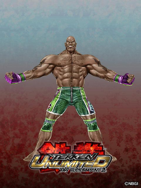 1boy, abs, bald, barefoot, chest_hair, craig_marduk, dark_skin, fingerless_gloves